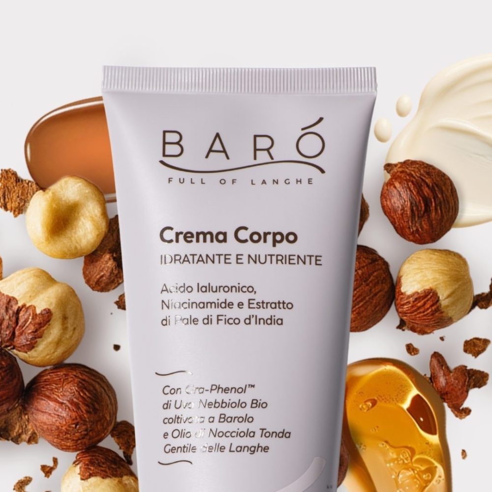Crema Corpo con Olio di Nocciola Tonda Gentile delle Langhe