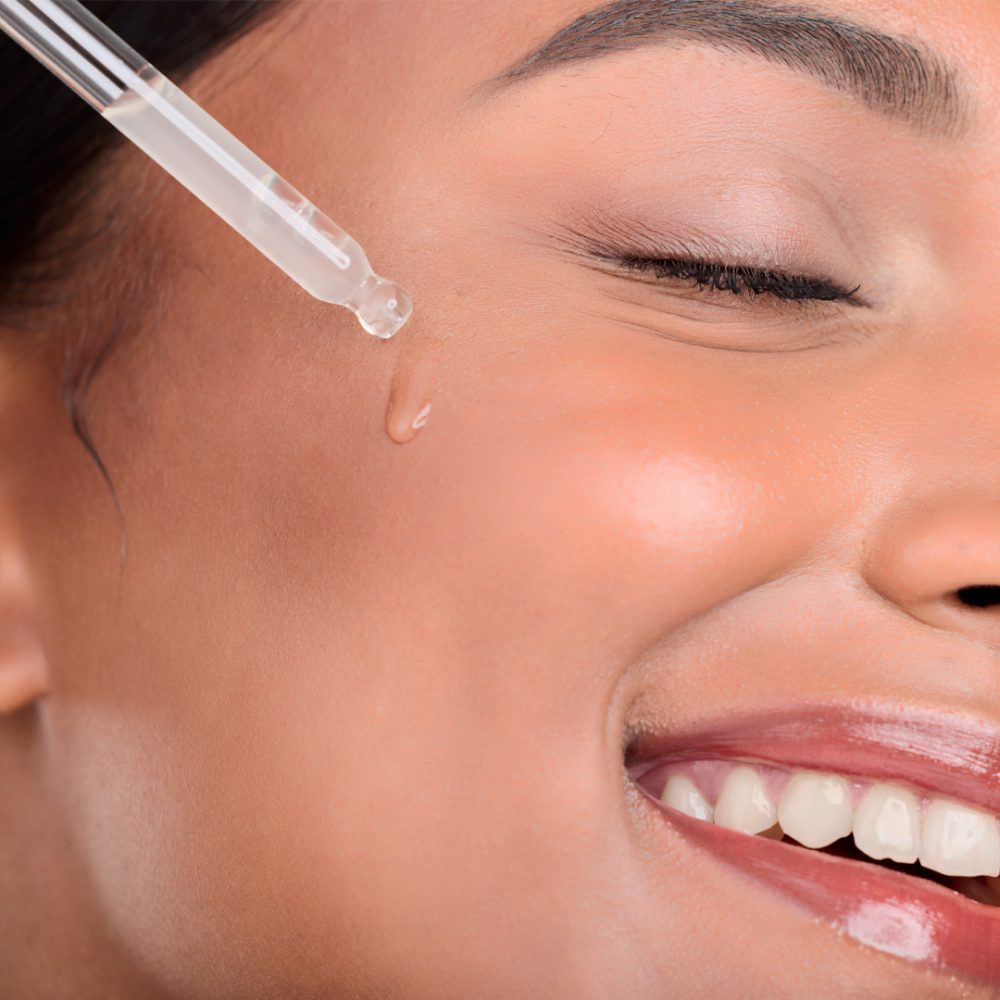 dropper siero viso